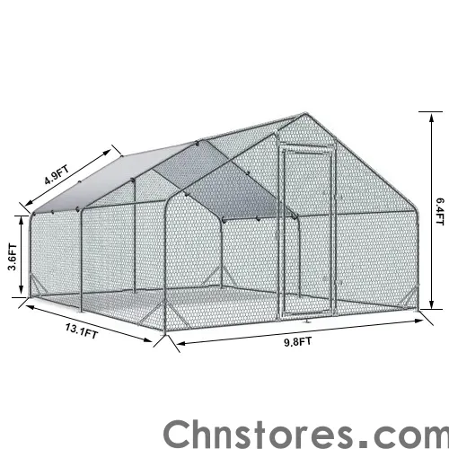 Large Metal Chicken Coop