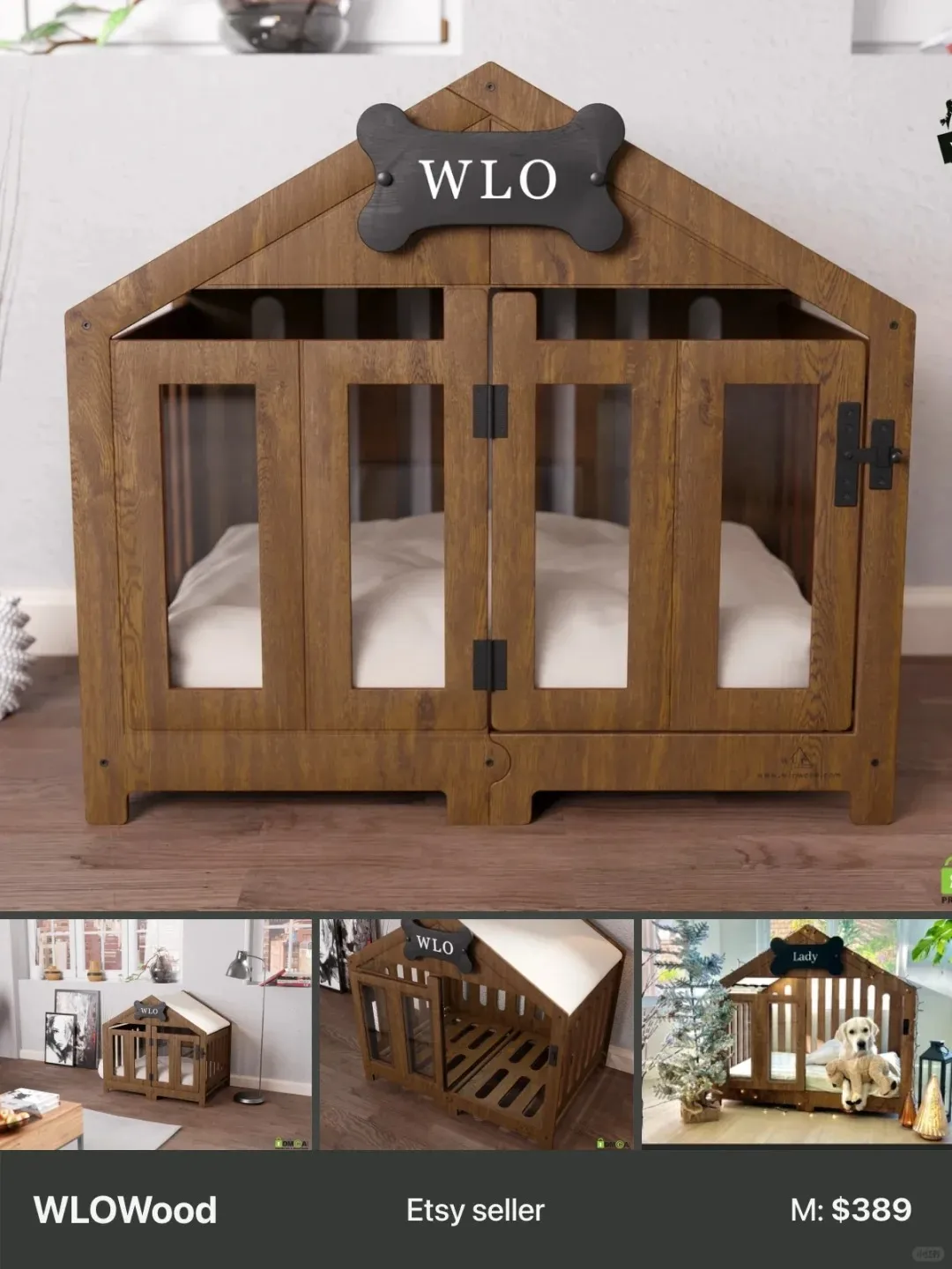 Comparison of four dog crates