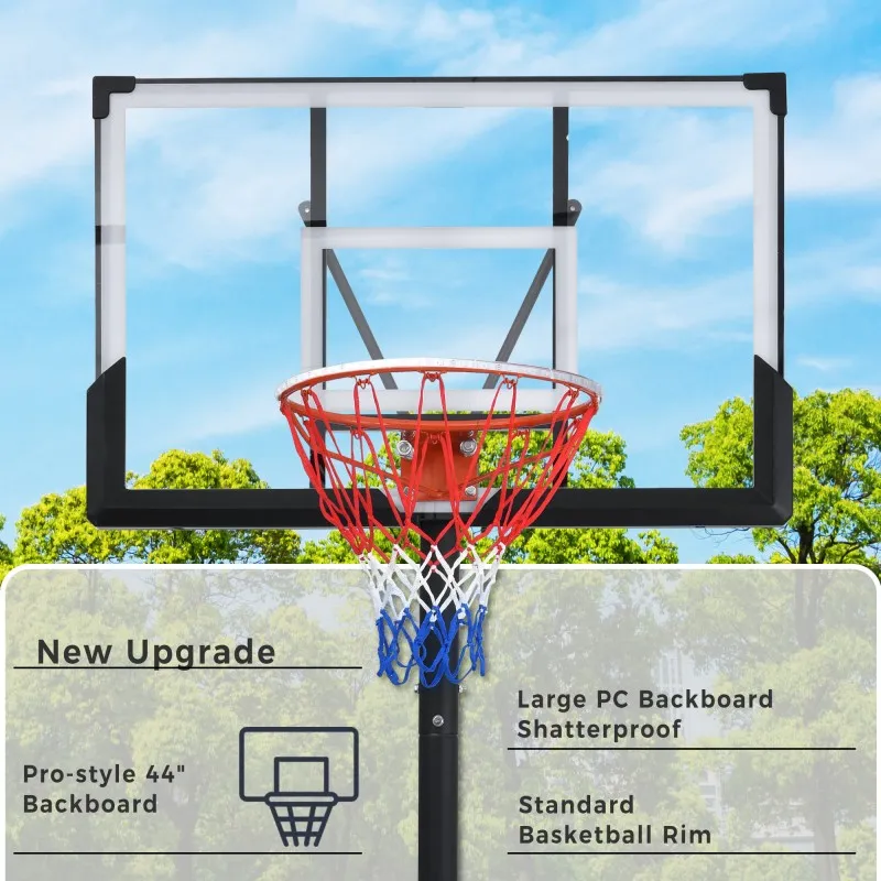 LED B-ball Hoop 4.8-10ft Adjustable | Waterproof Night Play System | Ultimate Dad & Kid Gift第3张 LED B-ball Hoop 4.8-10ft Adjustable | Waterproof Night Play System | Ultimate Dad & Kid Gift第3张
