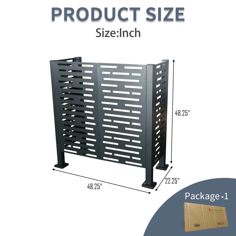 4x2FT Metal AC Privacy F