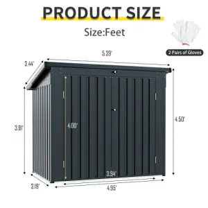 Large Outdoor Garbage Bi